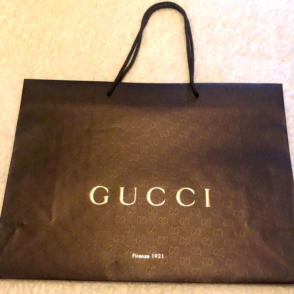 Gucci Shopping Bag, Chocolate